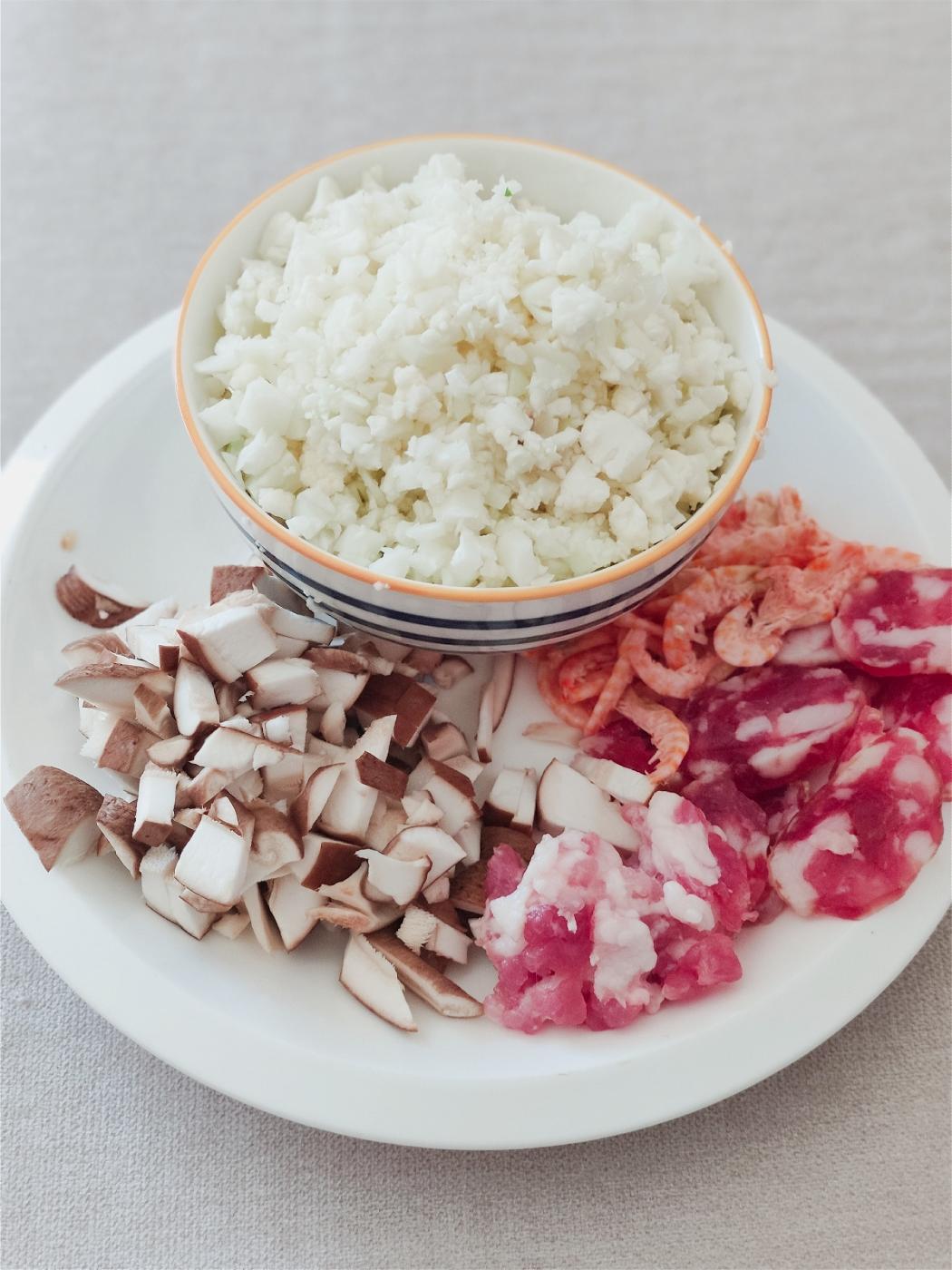 减脂白花菜米台式炒油饭的做法步骤图 Gaby的美食 下厨房