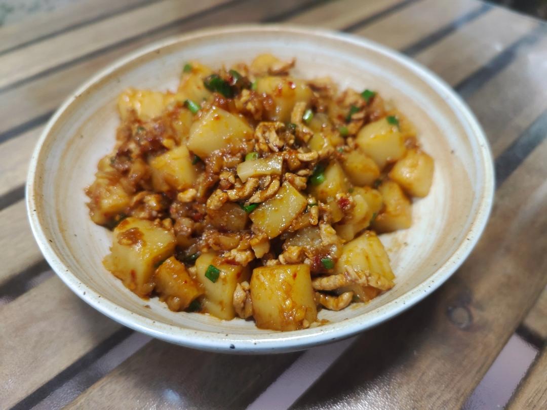 红烧米豆腐