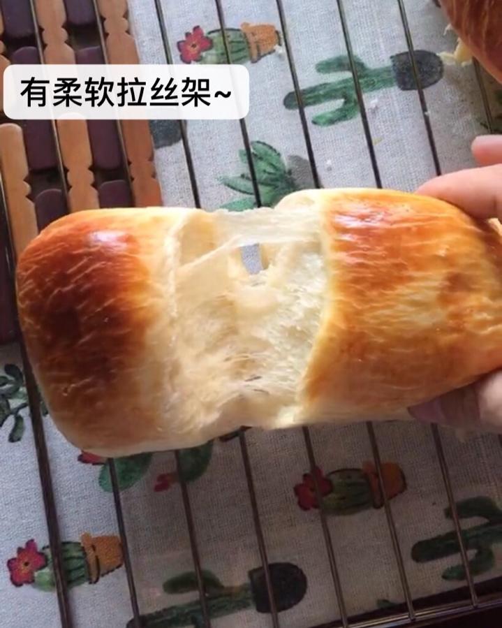 夺命软吐司(๑´ڡ`๑)超软拉丝极速方便的一次发酵吐司