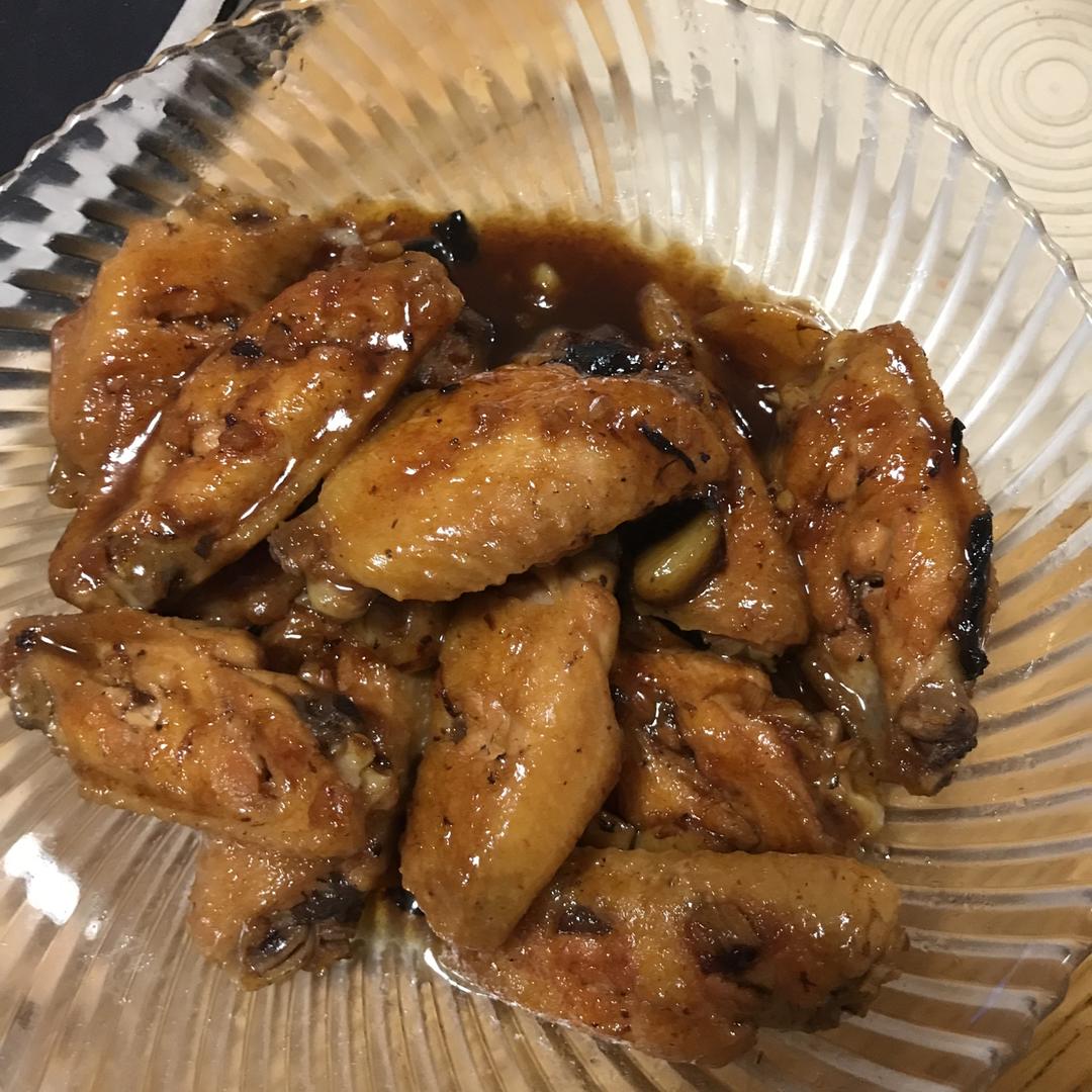 蒜香蚝油鸡翅中