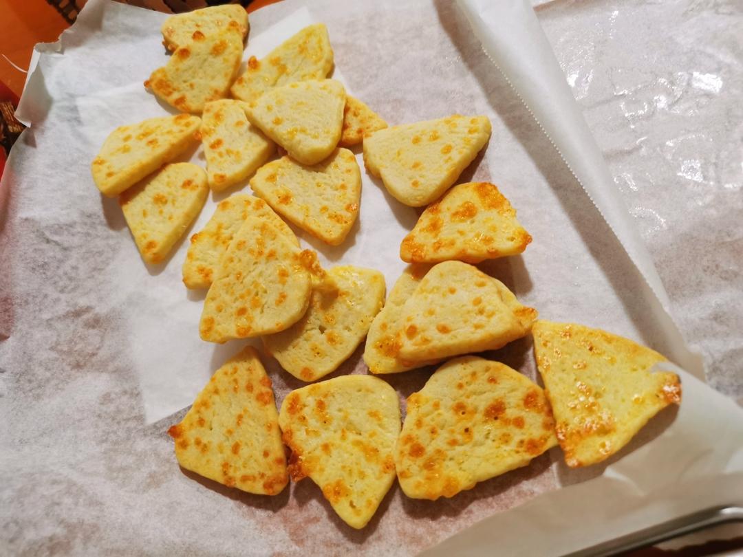免打发❗️零失败❗️黄金芝士咸味饼干❗️