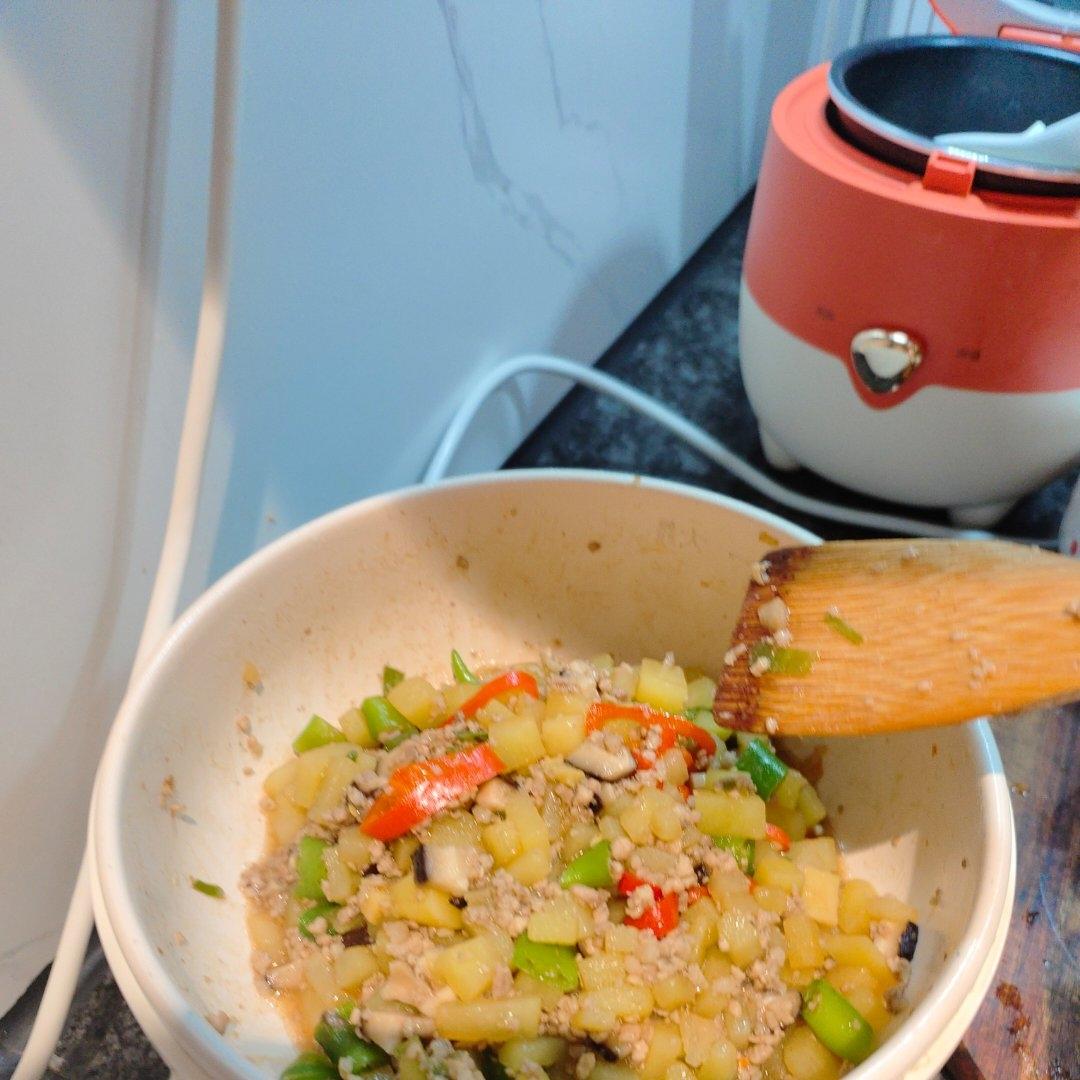 ㊙️香菇土豆肉沫拌饭❗️比外卖还好吃