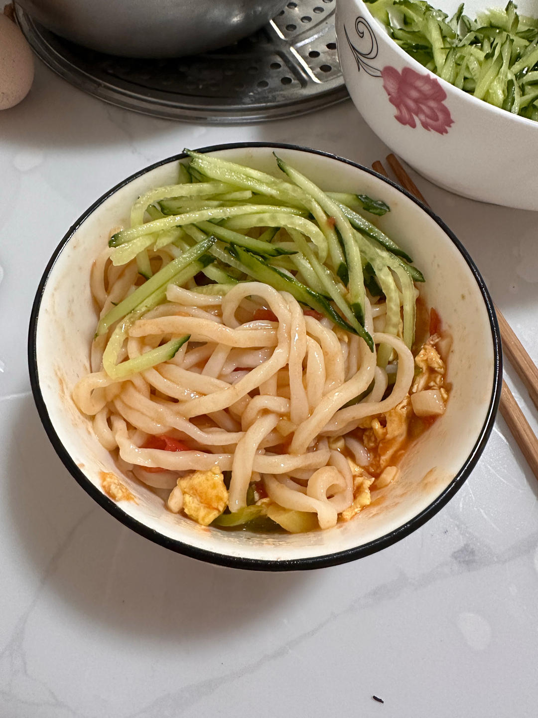 番茄鸡蛋打卤面