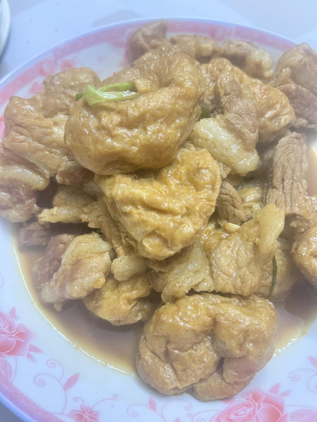 油豆腐烧肉-记忆中的味道
