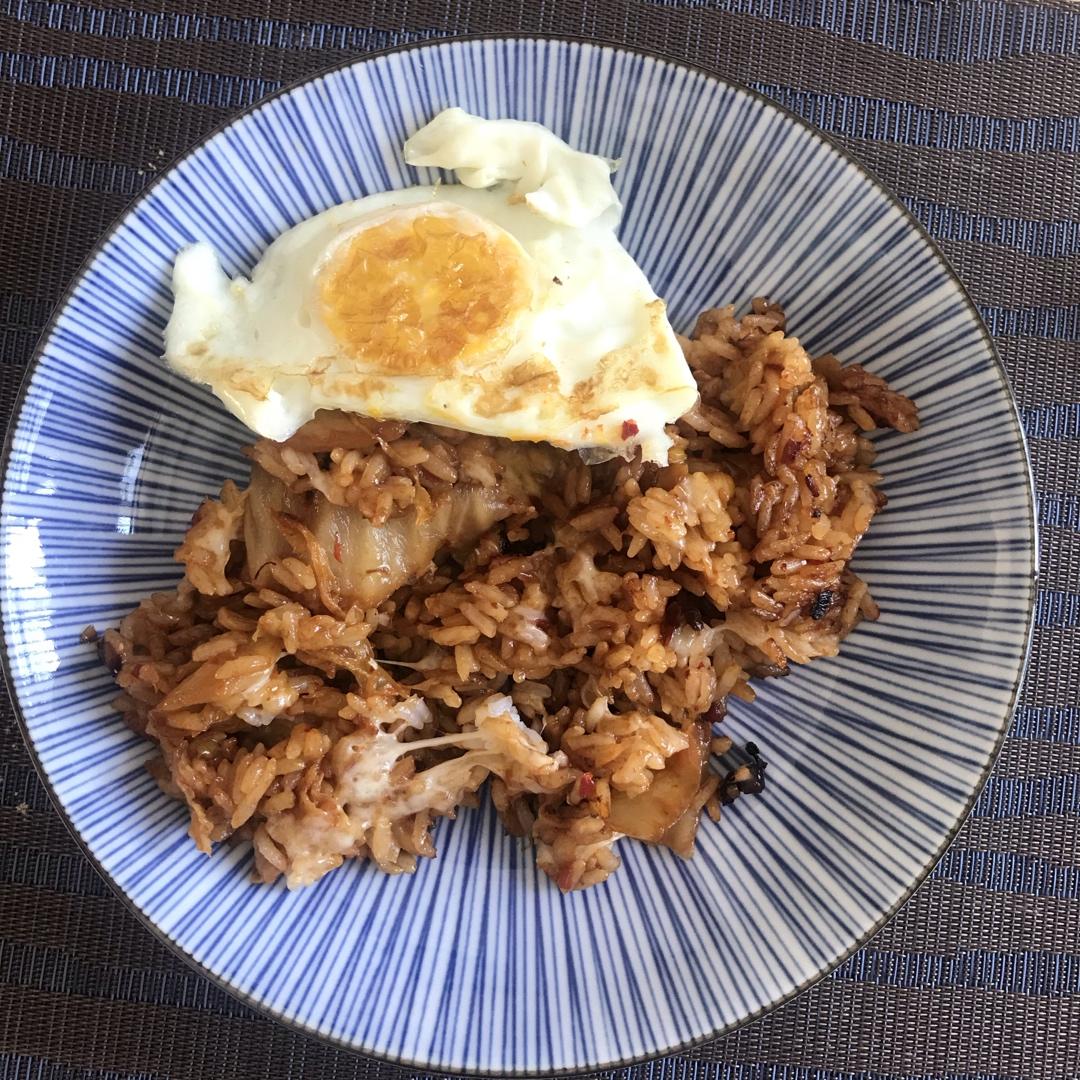 升级版辣白菜炒饭😭姜食堂同款🌟泡菜饭开出了p.o 斯密达