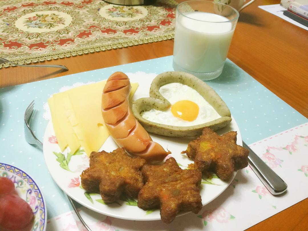 爱心早餐。