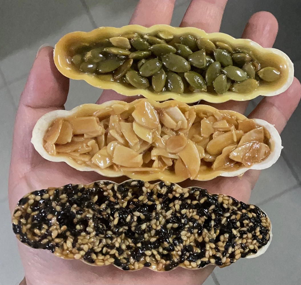 视频🚢一次搞定3种口味｜焦糖坚果糯米船｜不测温，不冷冻｜低糖｜简单｜0难度