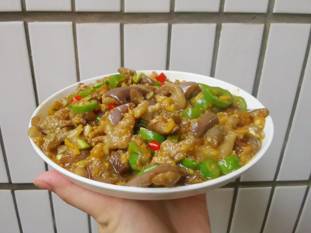 咸蛋黄烧茄子