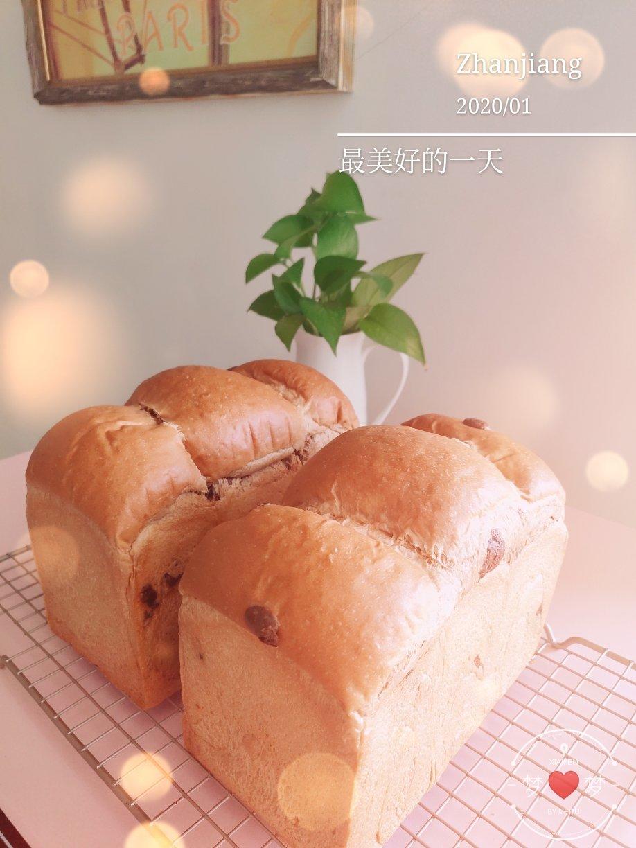 奶油巧克力吐司