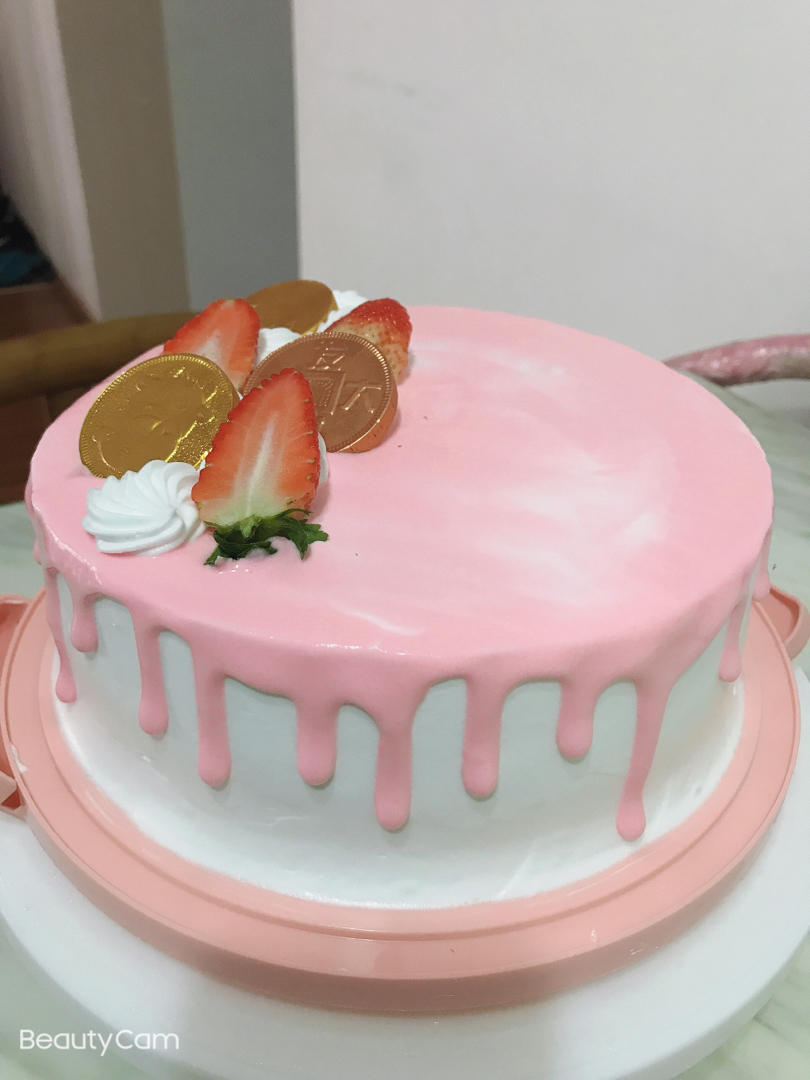 超简单的淡奶油淋面