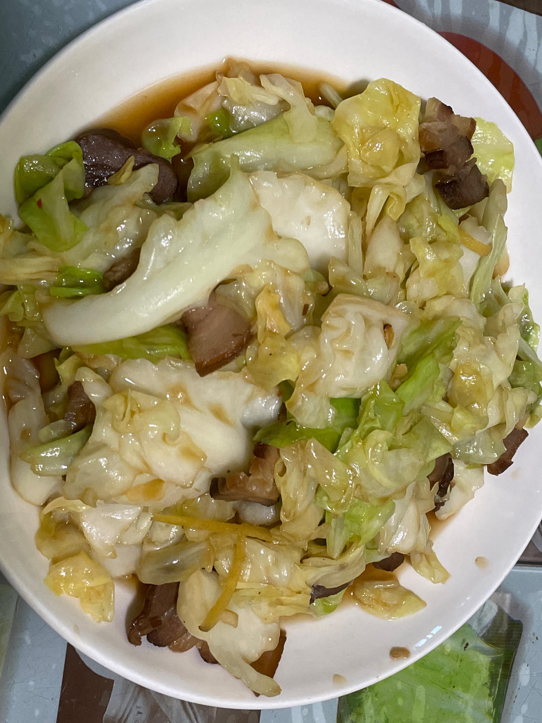 这么炒包菜，吃到空碗