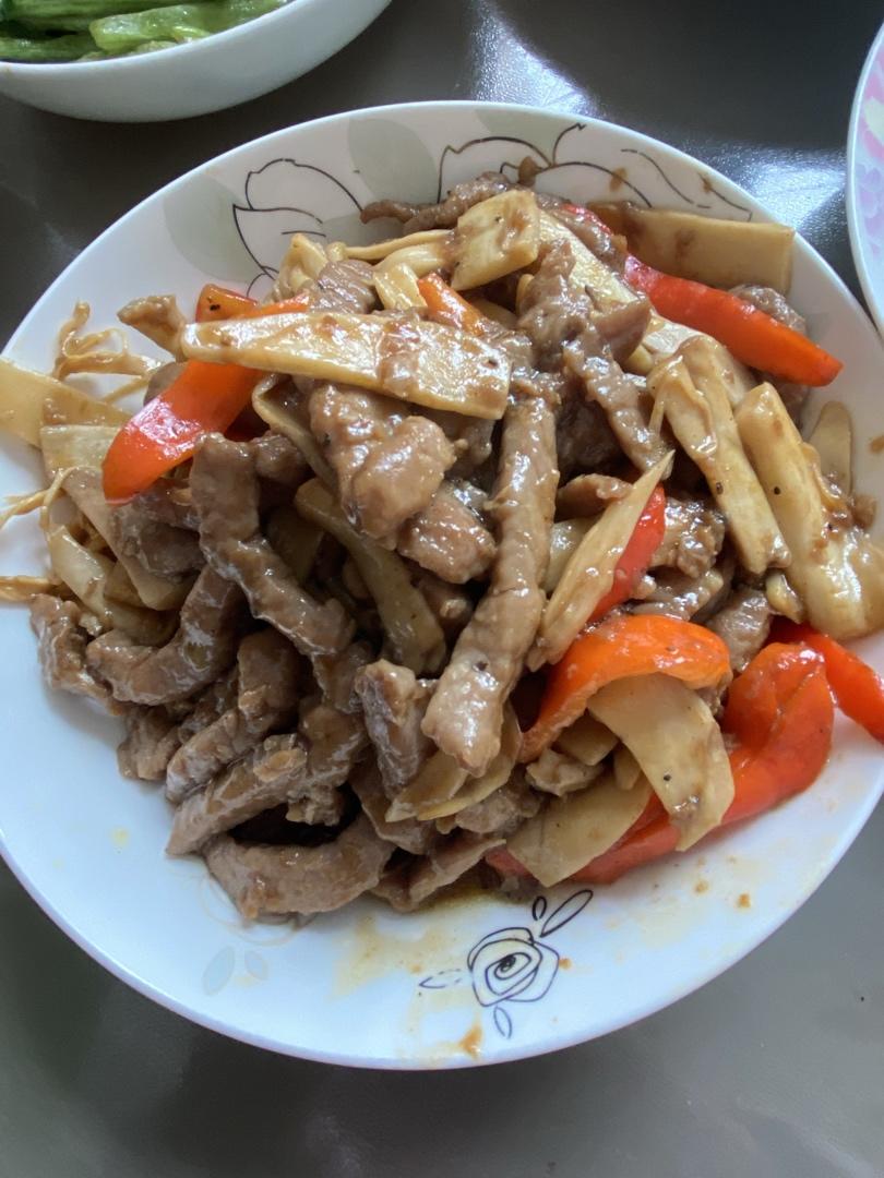 黑椒牛柳杏鲍菇