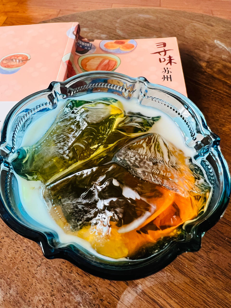 罗汉果菊花冻