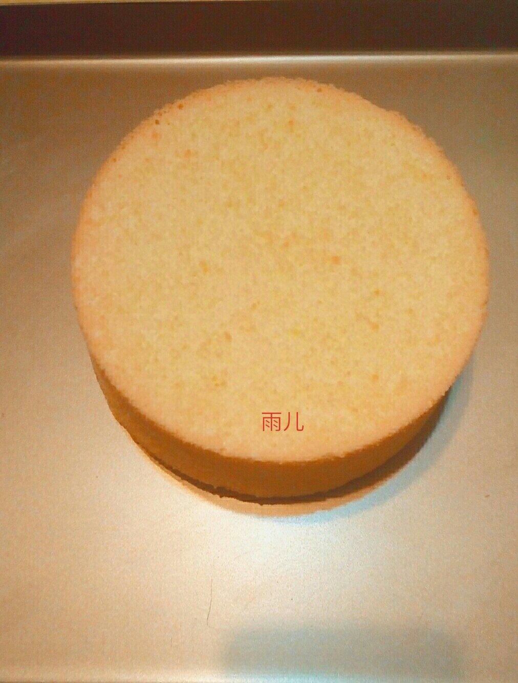 6寸原味戚风蛋糕