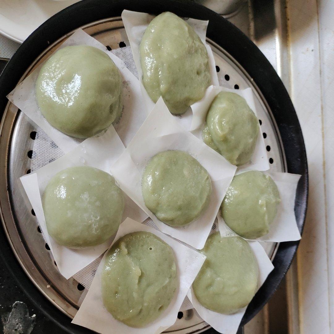 自制艾草汁、艾草泥、自制豆沙，自做青团