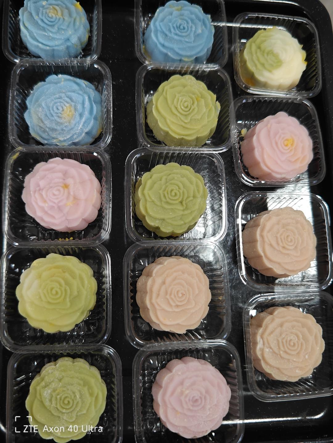 🥮高颜值｜冰皮月饼—6重口味，3天依然软糯Q弹｜快手简单美味｜无需烤箱