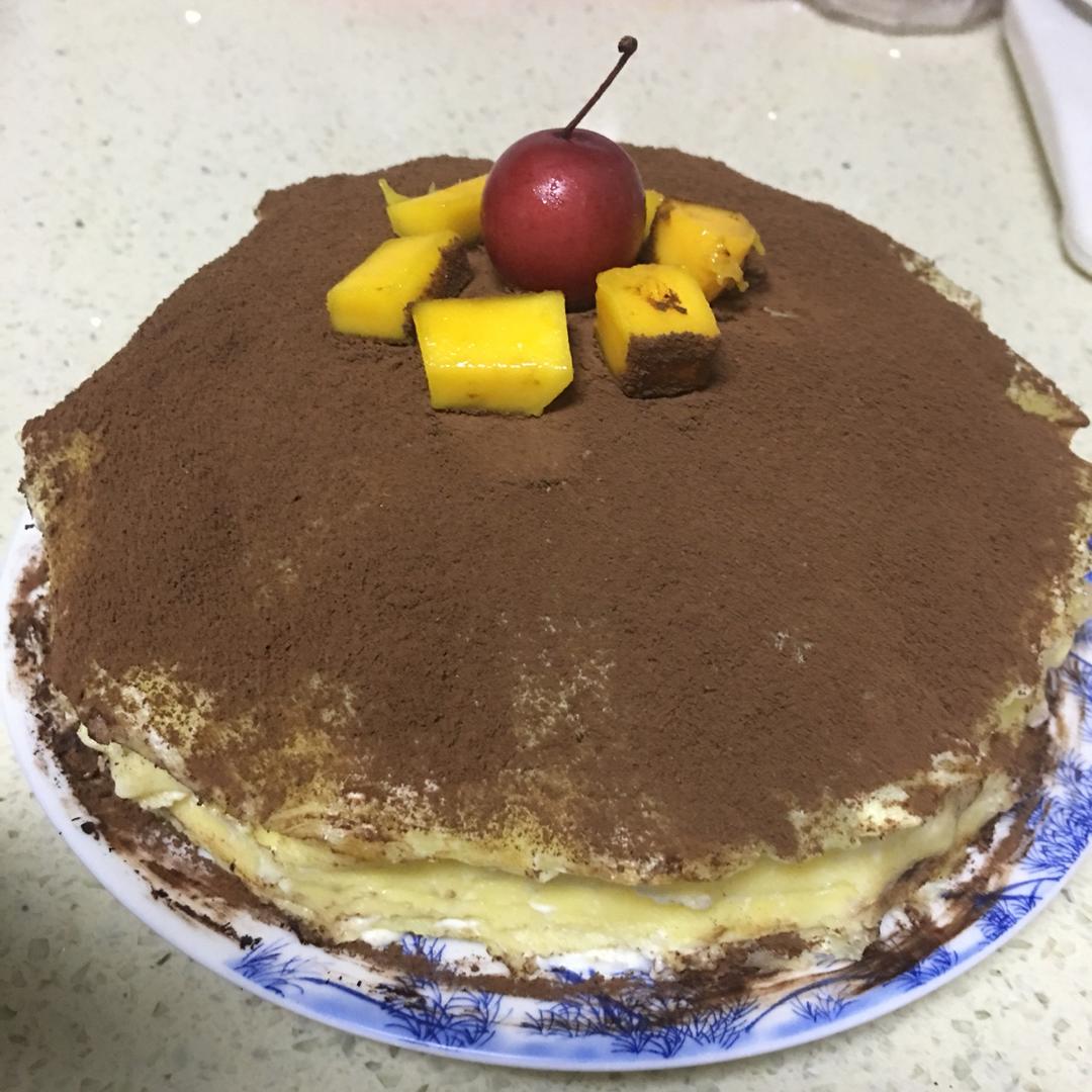 芒果千层蛋糕，100%成功告别煎皮无能