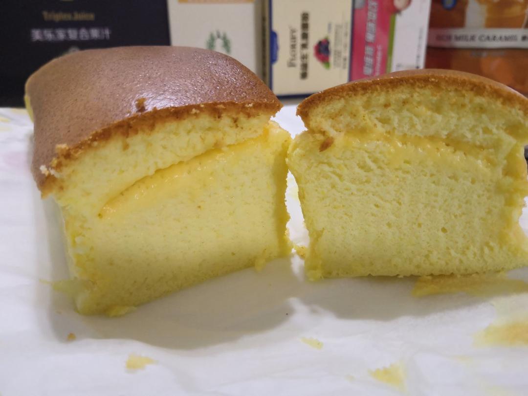 芝士夹心古早味蛋糕