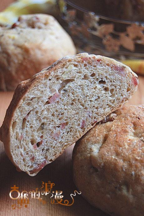 培根土豆面包的做法