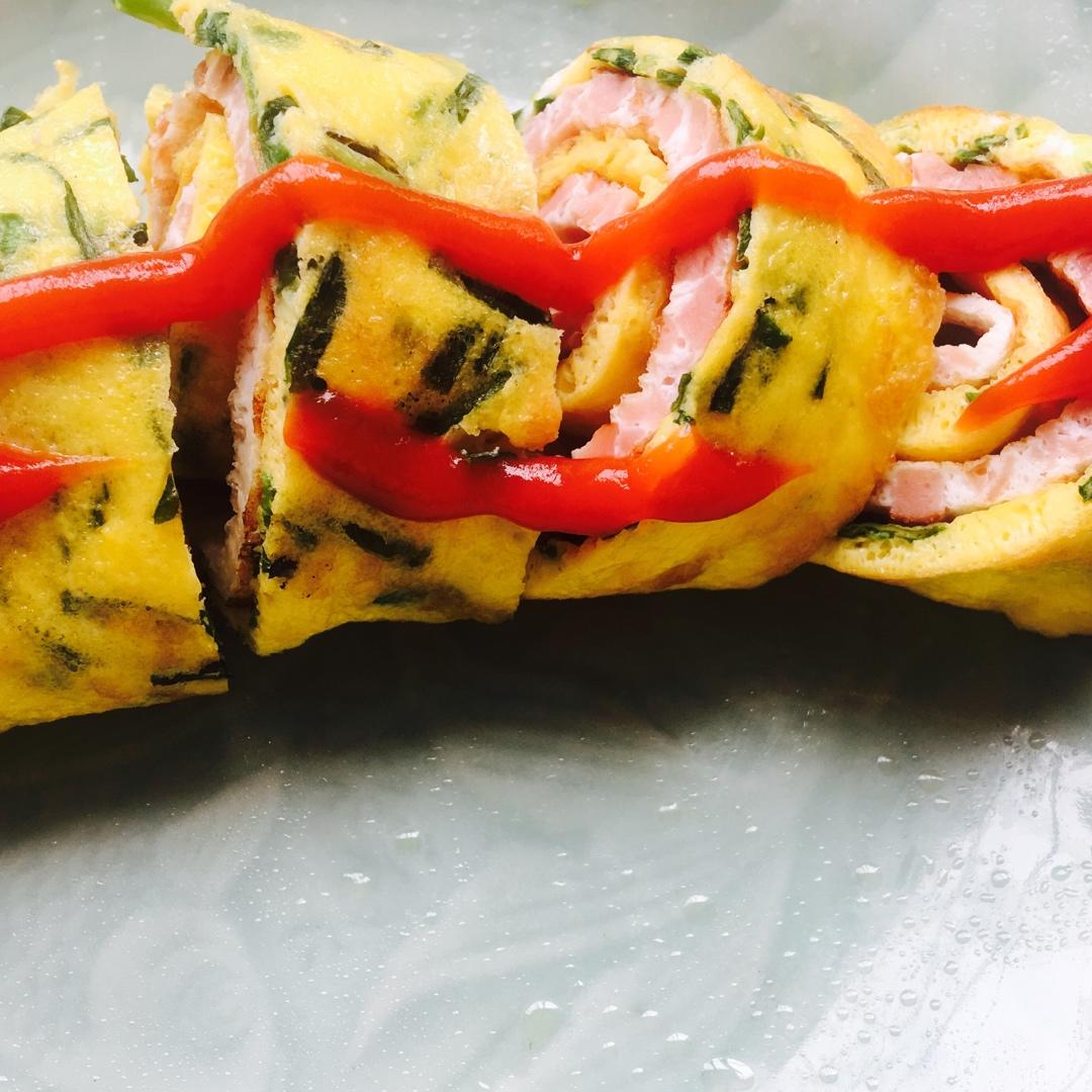 高颜值早餐鸡蛋卷❗️❗️双色鸡蛋卷