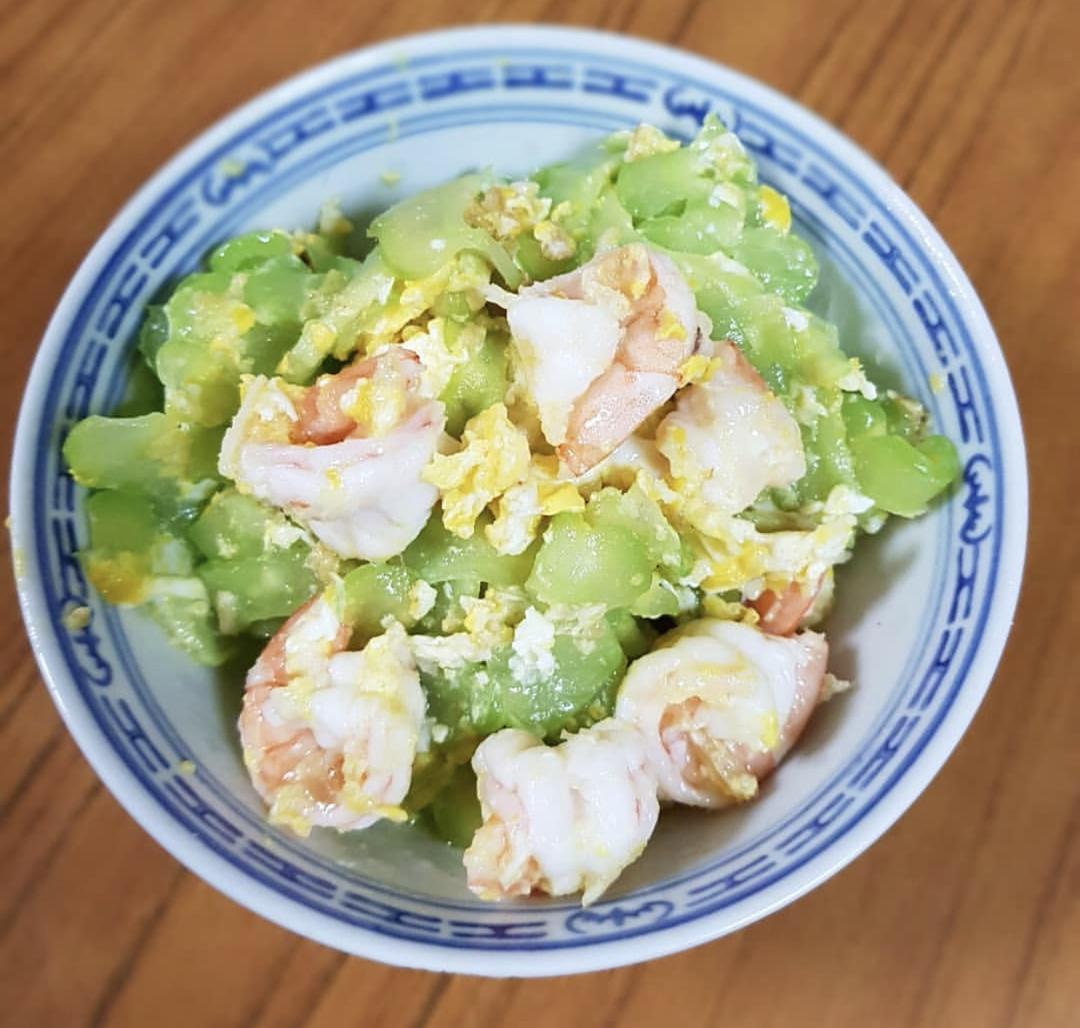 苦瓜炒虾仁
