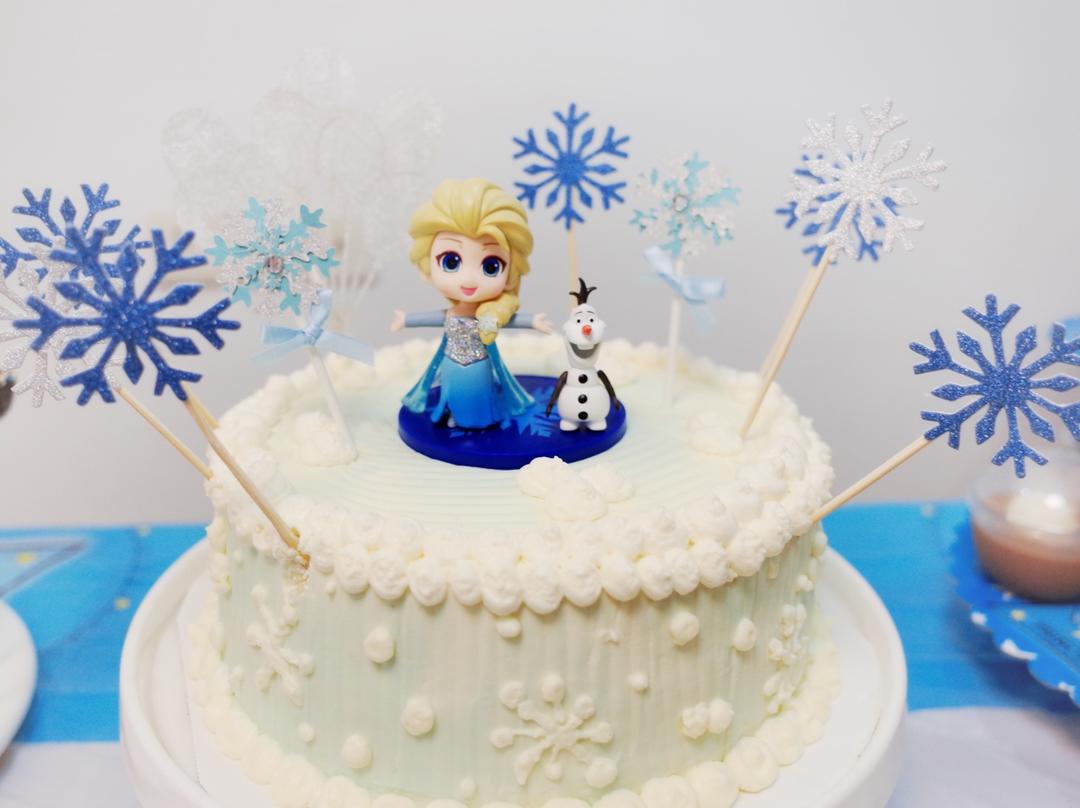 冰雪奇缘蛋糕