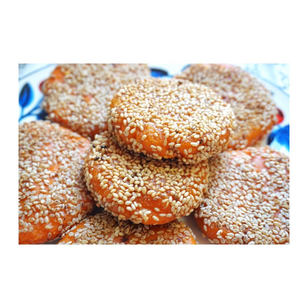 芝麻南瓜饼