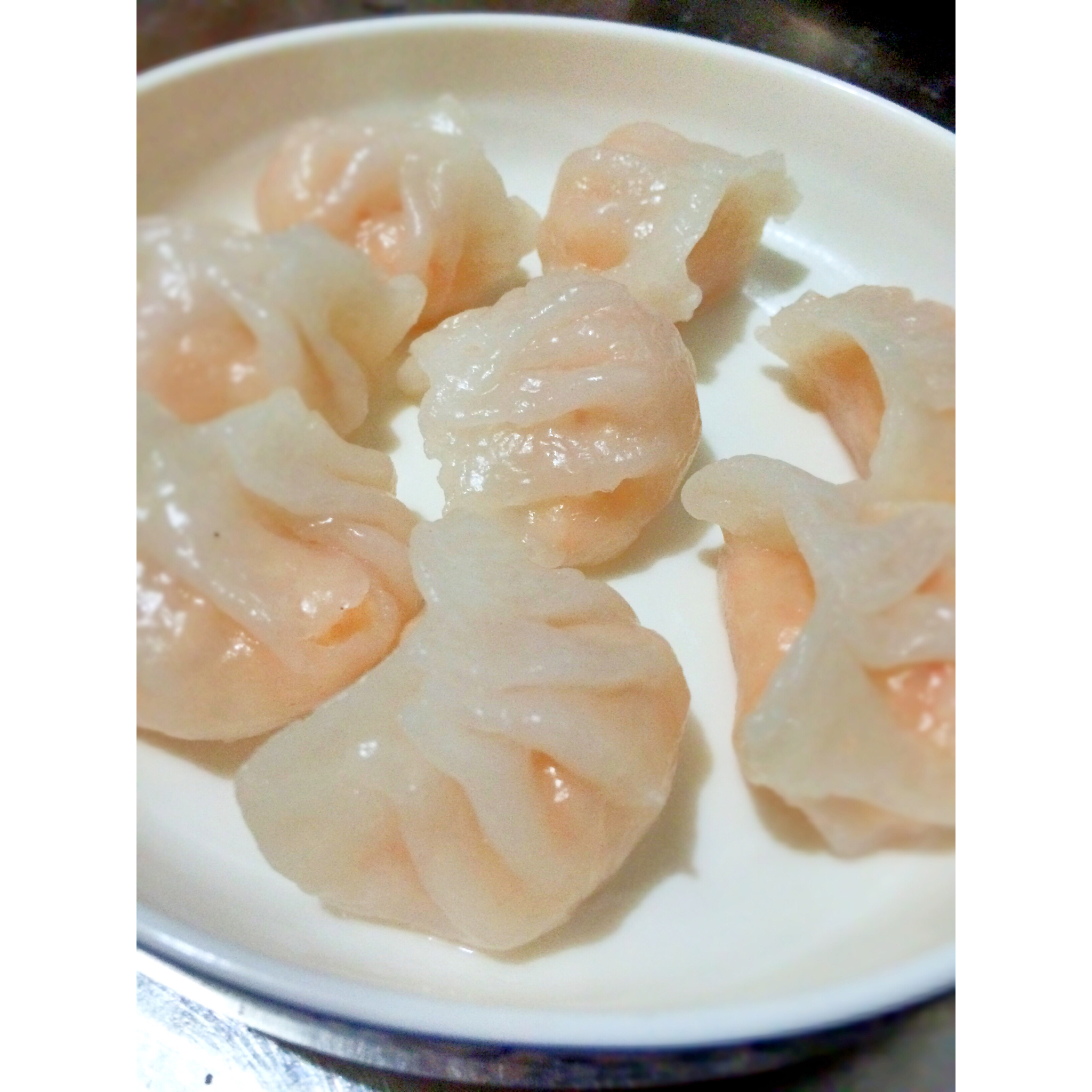 弯梳虾饺