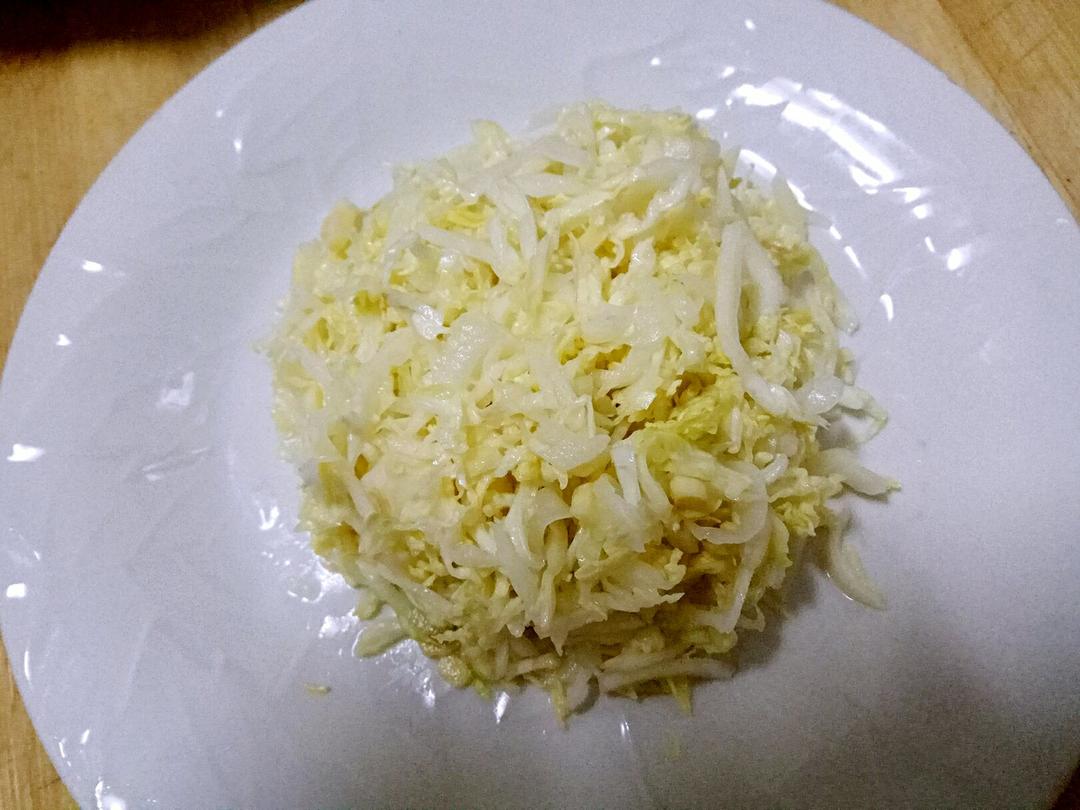 凉拌白菜芯——冬天的小凉菜