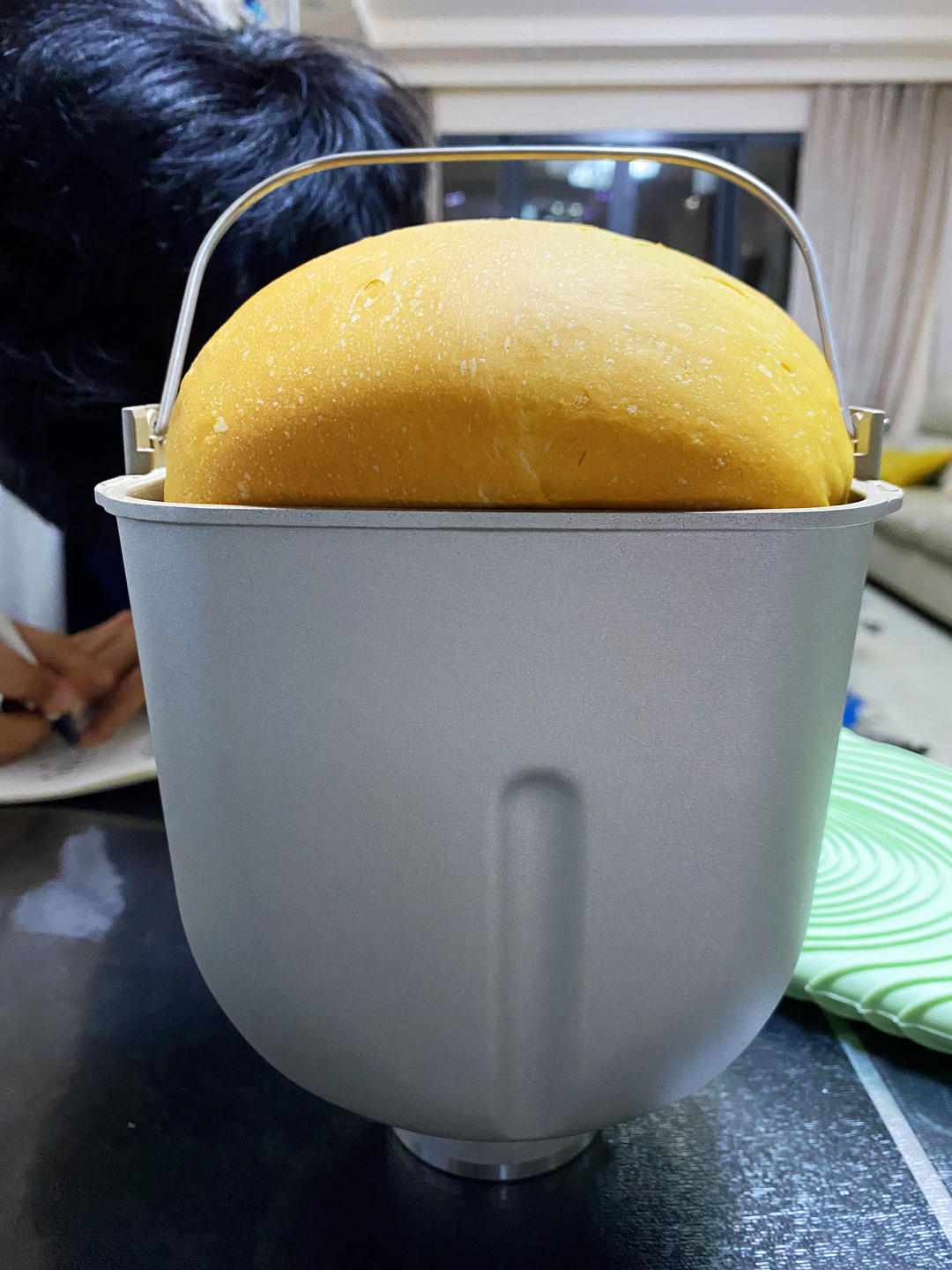 无蛋无奶无黄油南瓜土司（蛋白过敏宝宝辅食）