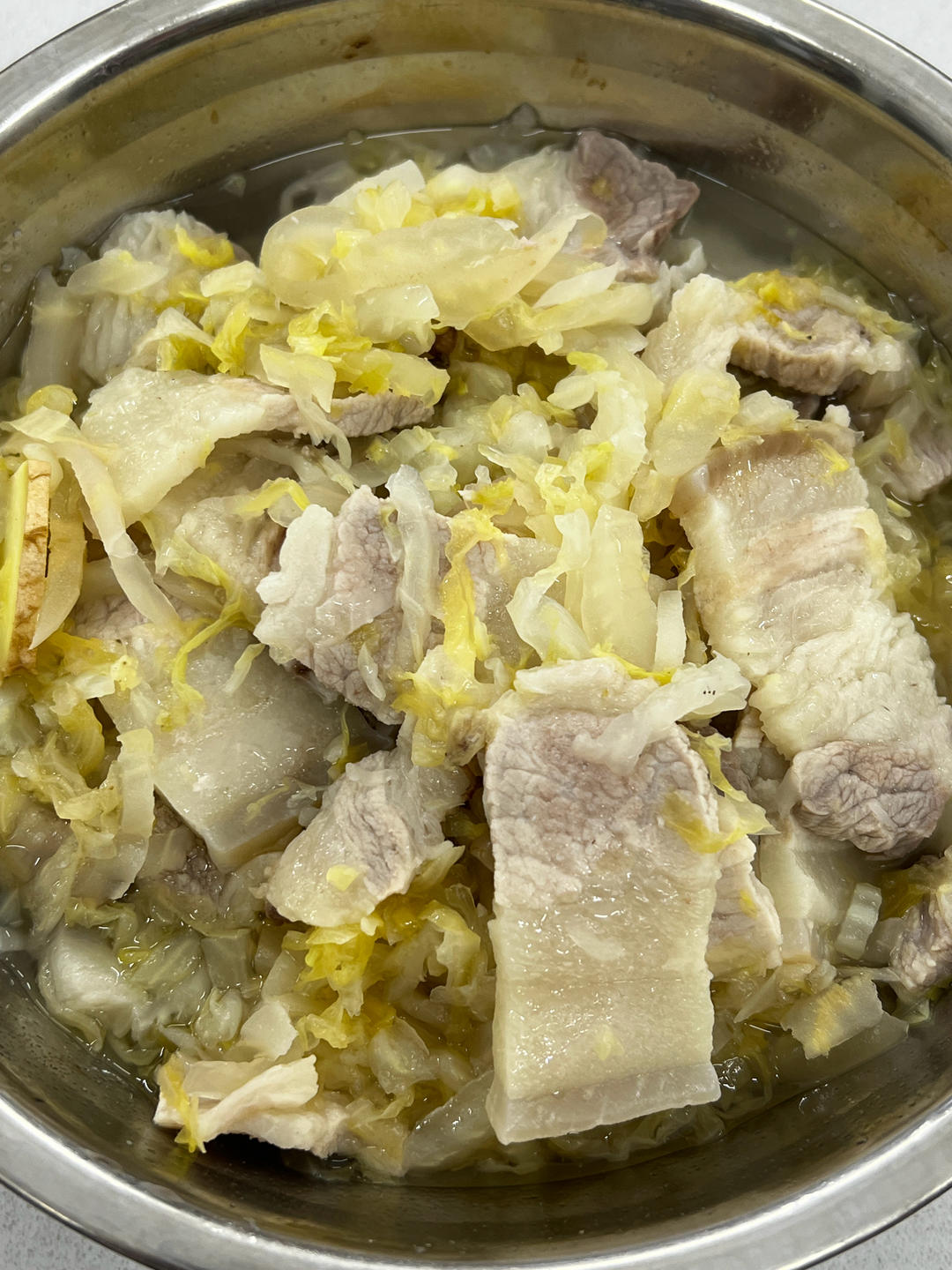 汆白肉-酸菜白肉简单做