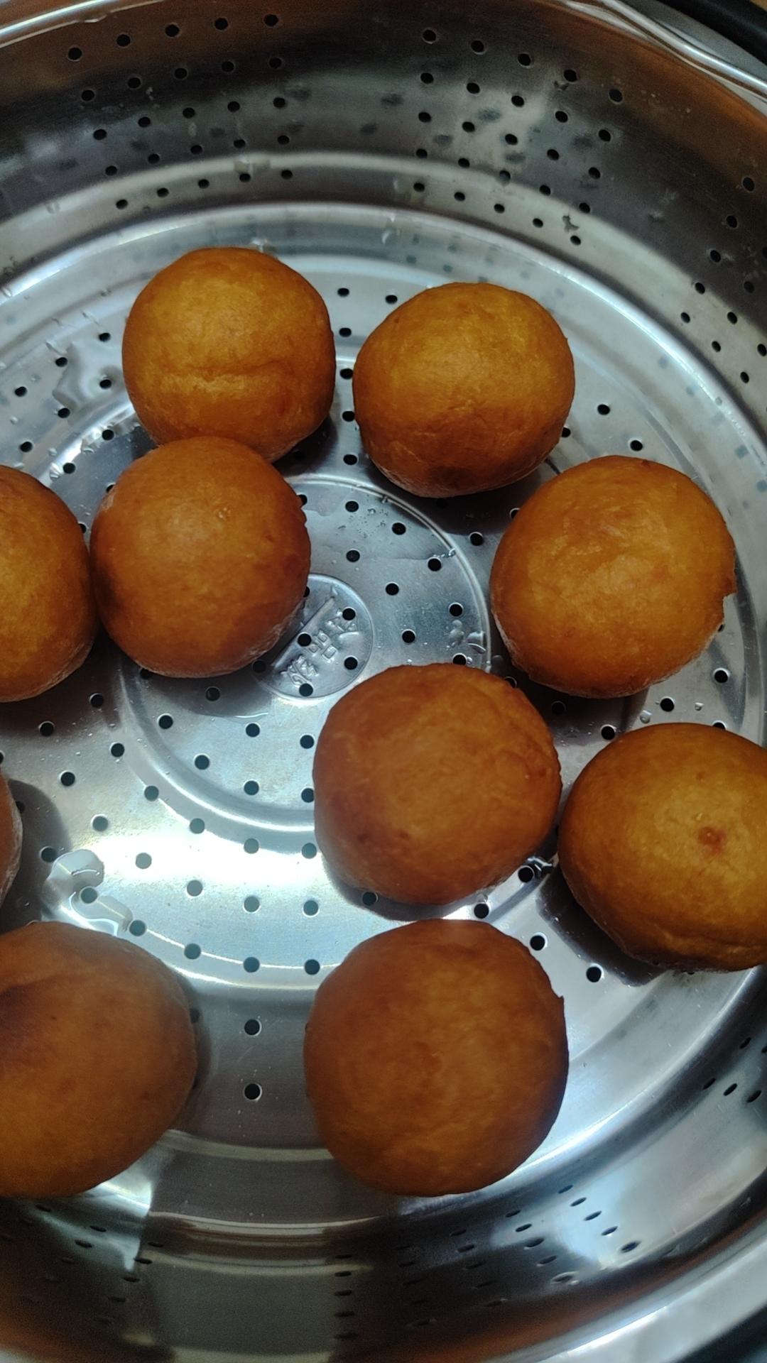 糖心番薯煎堆仔~小时候的味道(●—●)正