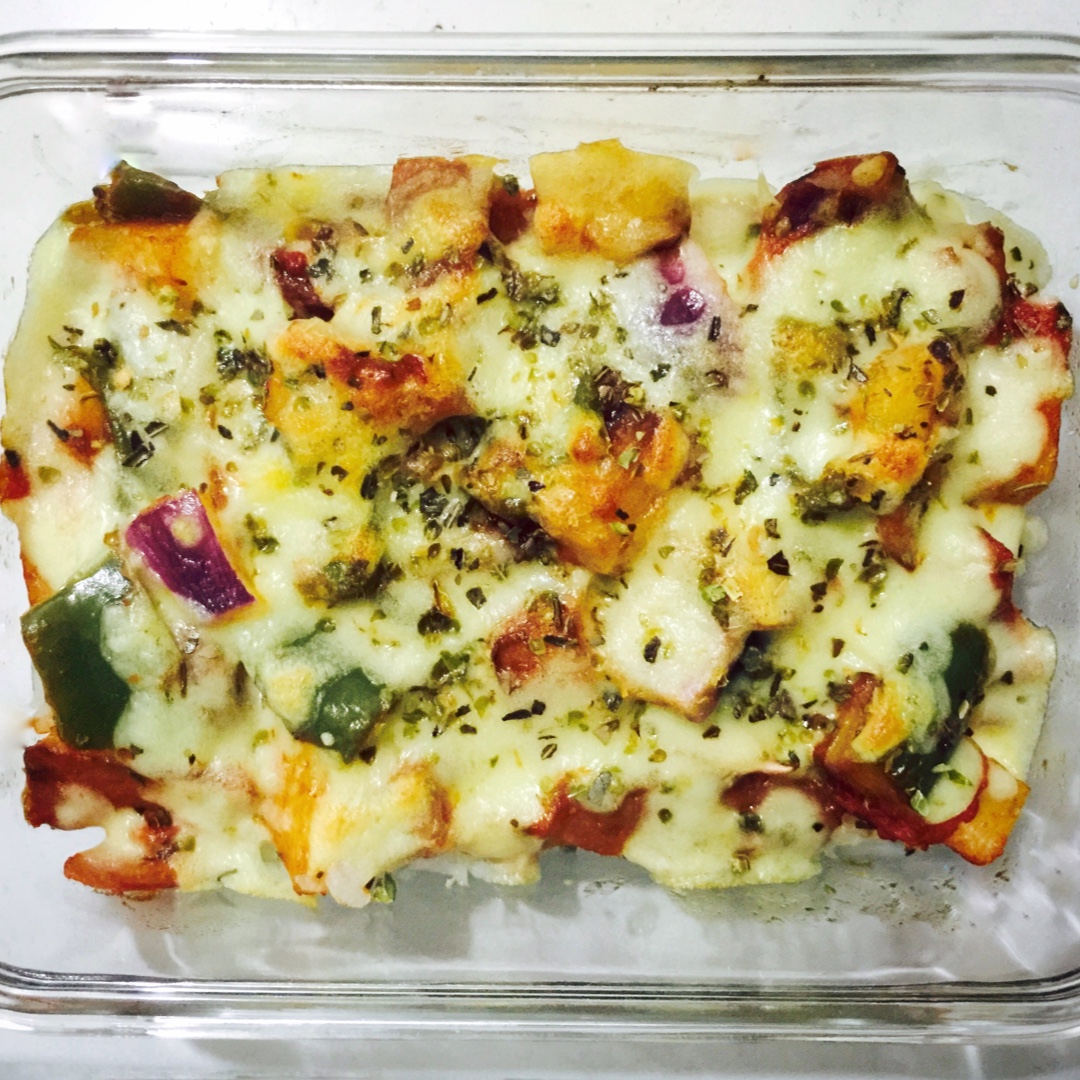 番茄鸡肉浓情焗饭【两人份】