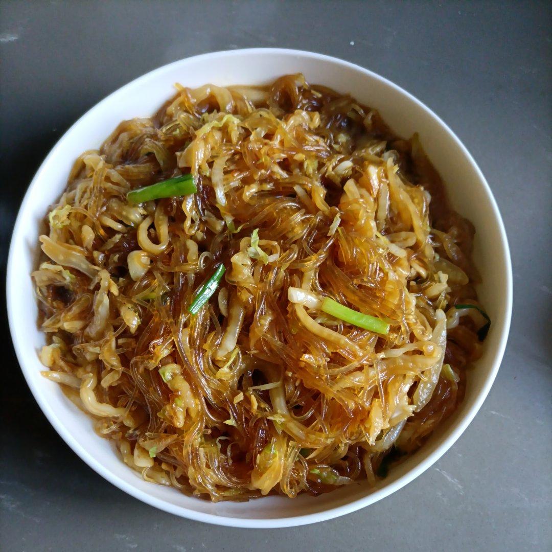 当菜又当饭的‼️白菜炒粉丝