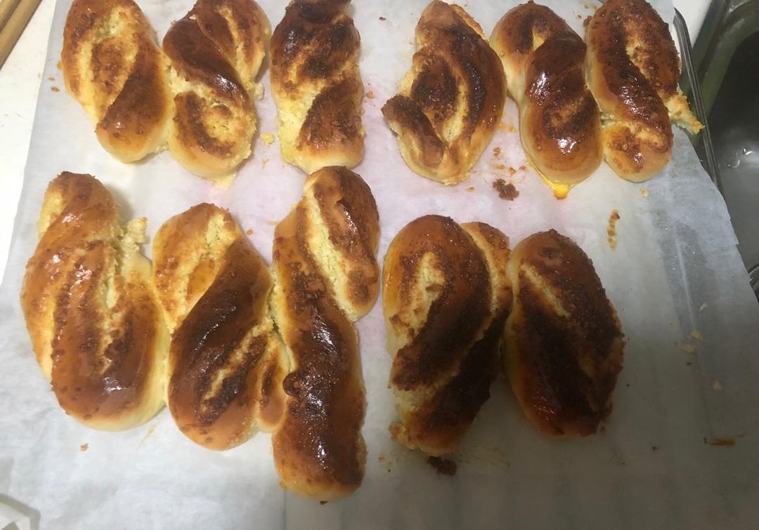 椰蓉的诱惑——奶香椰蓉扭扭包