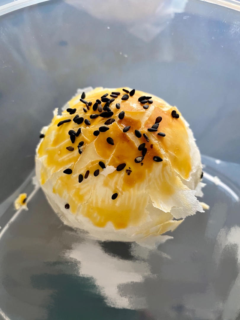 超简单 免揉 酥掉渣的蛋黄酥(超详细附全程视频)不破酥『万能酥皮』