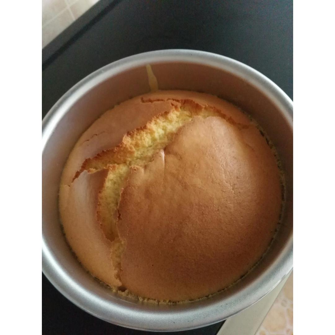 6寸原味戚风蛋糕