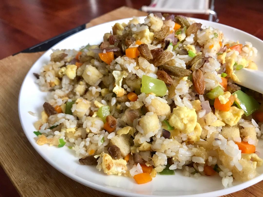 素炒米饭
