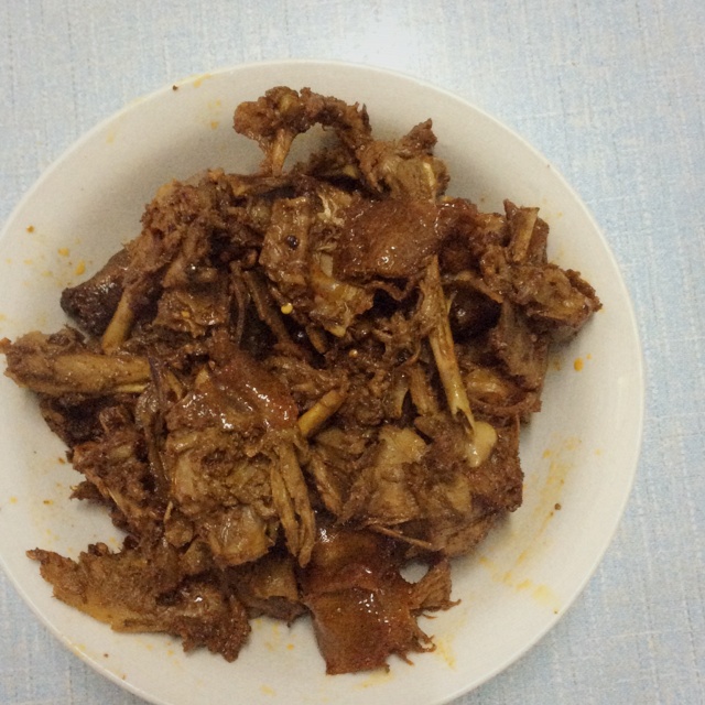 干煸鸭架