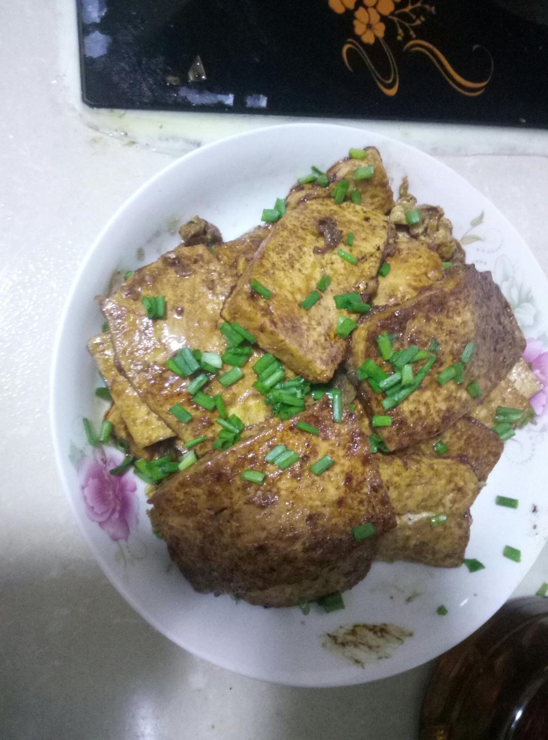 蚝油嫩豆腐