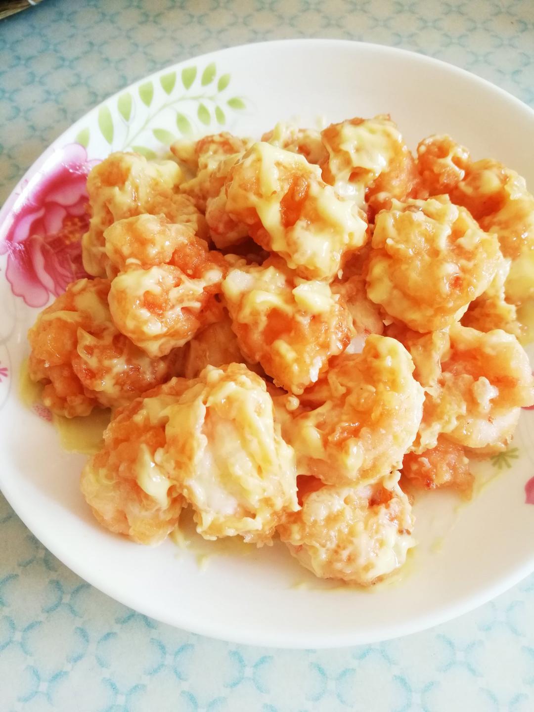 名字都被别人叫完了做的芥末虾球