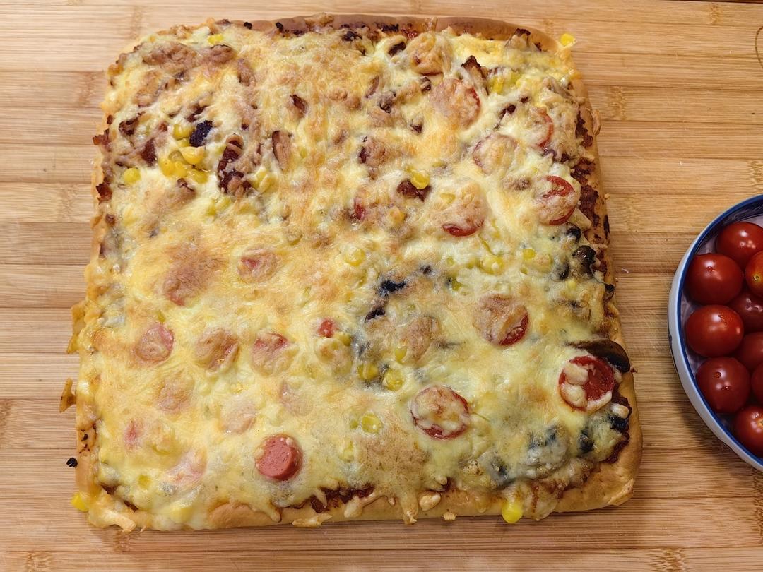 11寸方盘披萨！一次性满足！