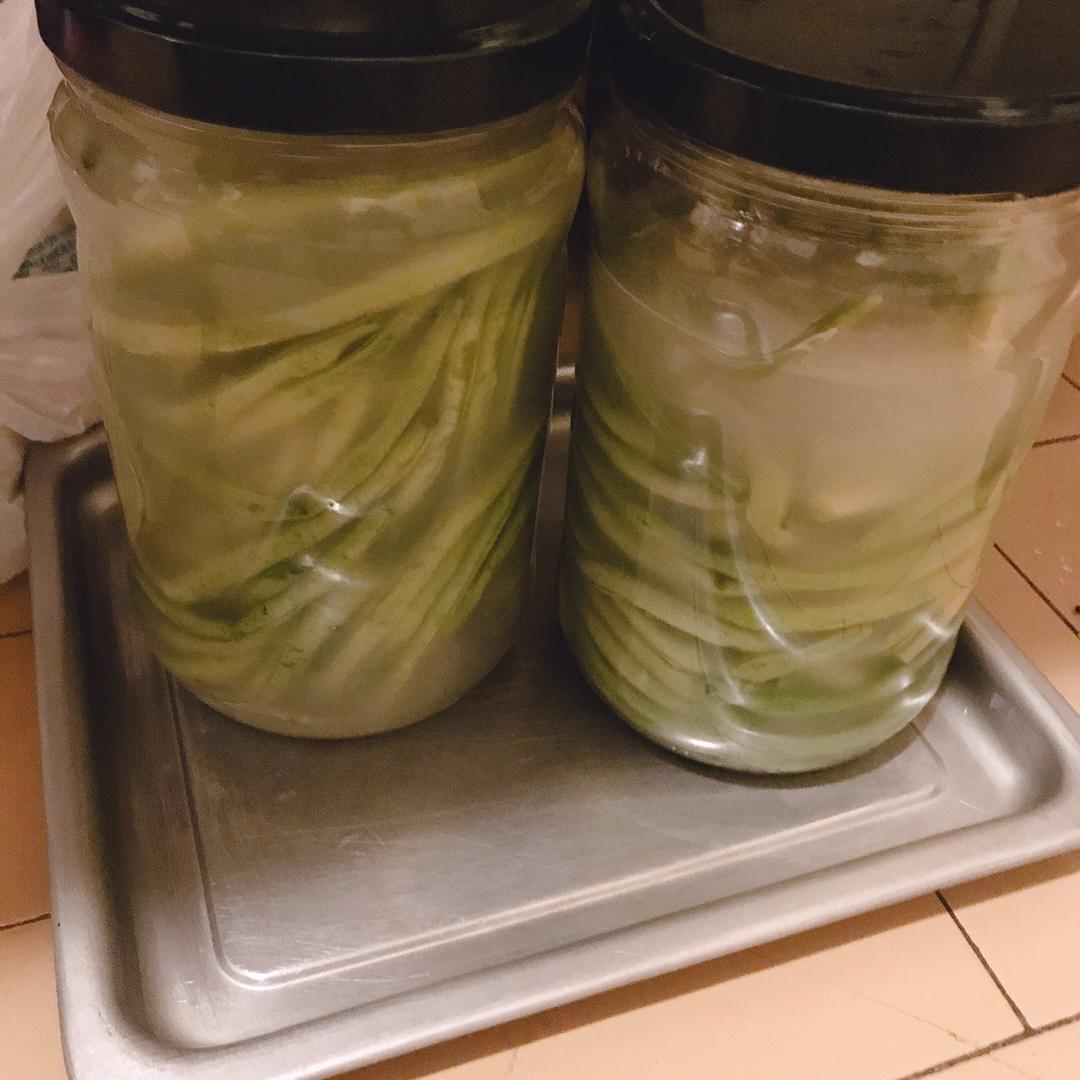 自制酸豆角（史上最简单三天完成）
