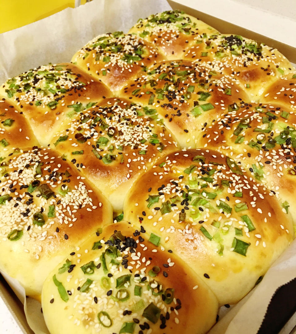 芝麻午餐肉面包