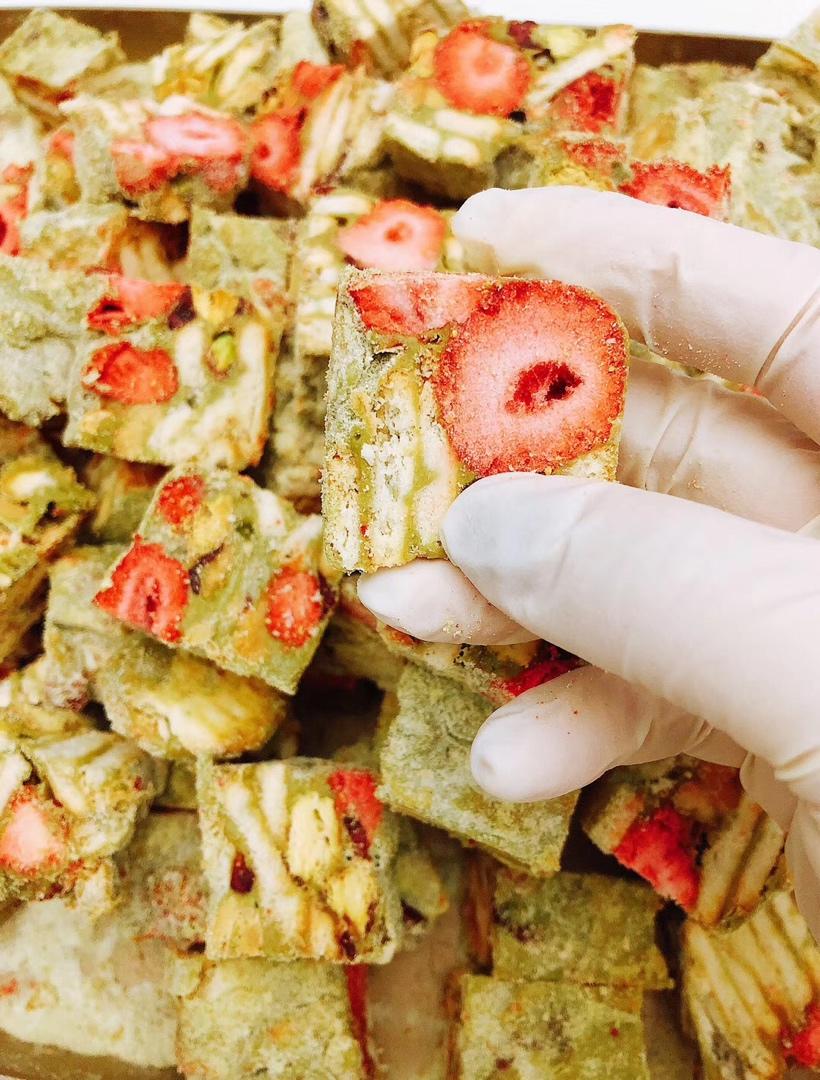 超简单易上手棉花糖版汉堡牛轧饼&雪花酥