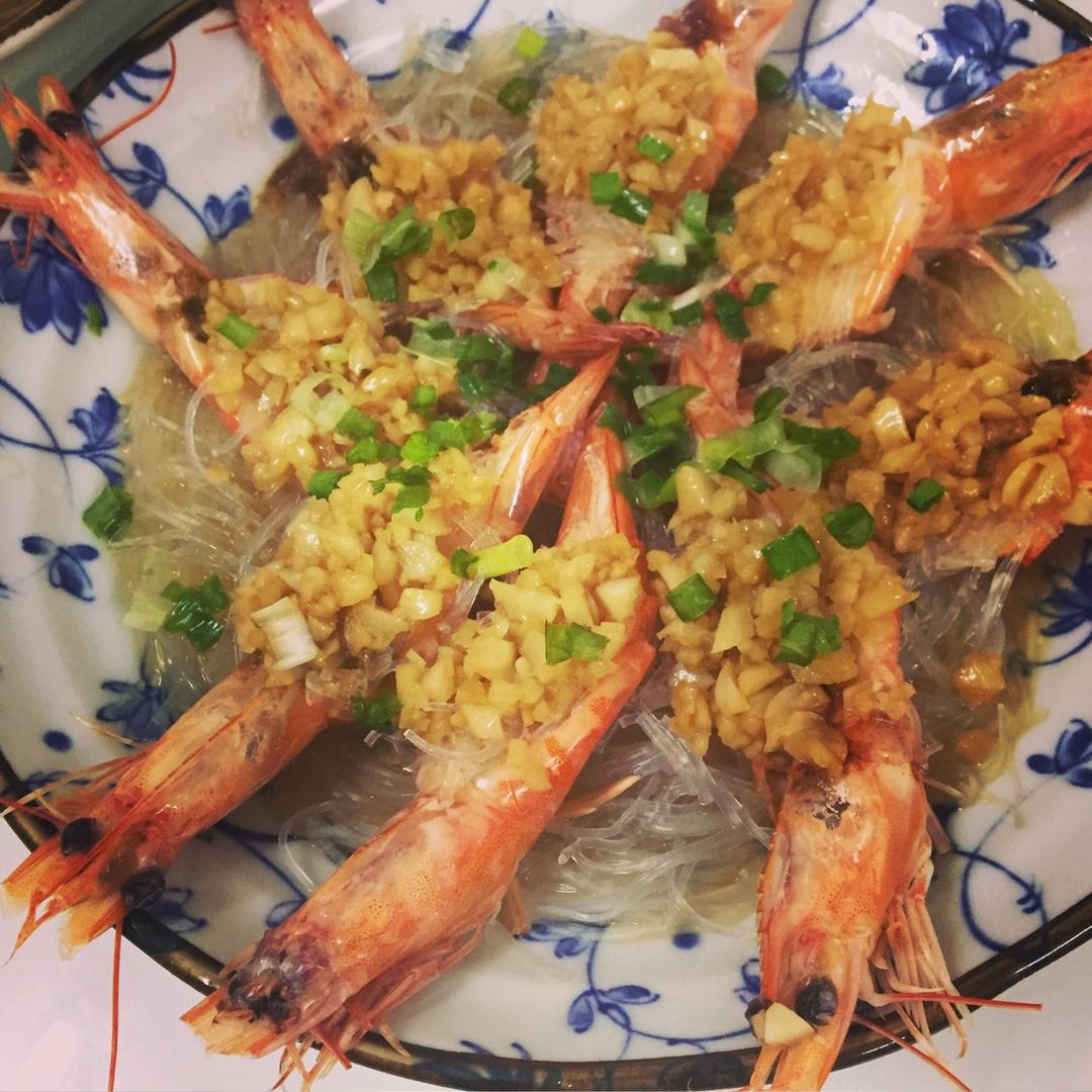 蒜蓉粉丝蒸虾