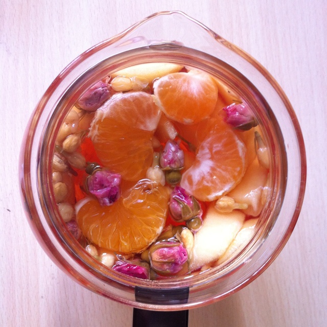 淡若雾做的水果茶