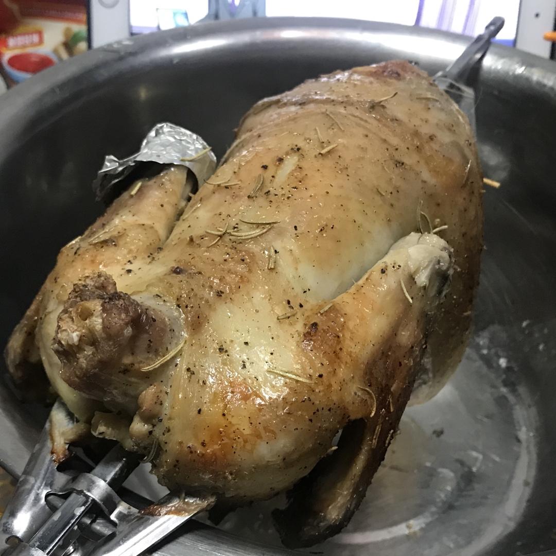 迷迭香脆皮烤鸡