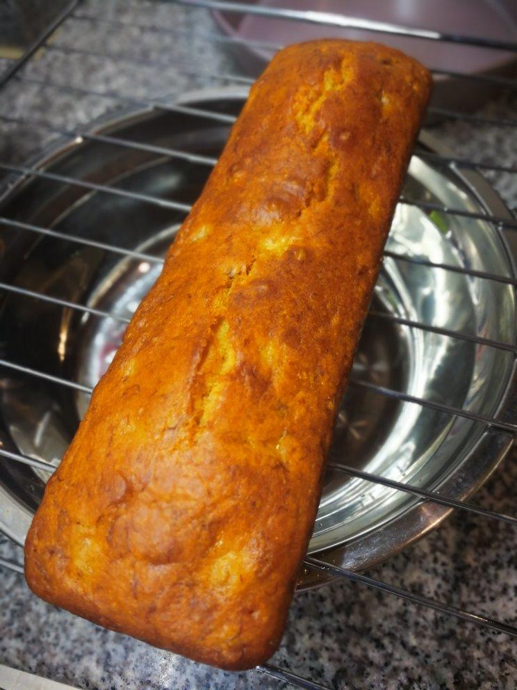 蔓越莓香蕉磅蛋糕～玉米油版