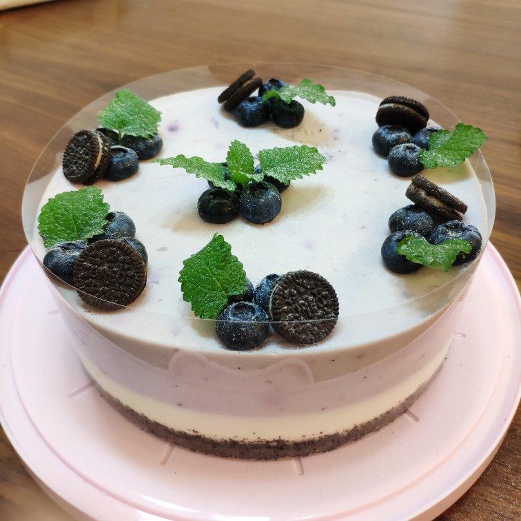 蓝莓冻芝士蛋糕